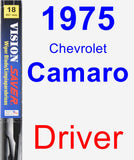 Driver Wiper Blade for 1975 Chevrolet Camaro - Vision Saver