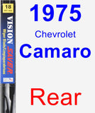 Rear Wiper Blade for 1975 Chevrolet Camaro - Vision Saver