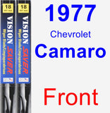 Front Wiper Blade Pack for 1977 Chevrolet Camaro - Vision Saver