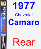 Rear Wiper Blade for 1977 Chevrolet Camaro - Vision Saver