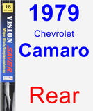 Rear Wiper Blade for 1979 Chevrolet Camaro - Vision Saver