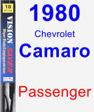 Passenger Wiper Blade for 1980 Chevrolet Camaro - Vision Saver