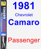 Passenger Wiper Blade for 1981 Chevrolet Camaro - Vision Saver