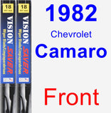Front Wiper Blade Pack for 1982 Chevrolet Camaro - Vision Saver