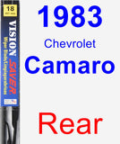 Rear Wiper Blade for 1983 Chevrolet Camaro - Vision Saver