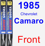 Front Wiper Blade Pack for 1985 Chevrolet Camaro - Vision Saver