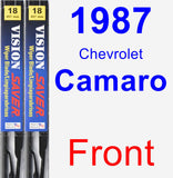 Front Wiper Blade Pack for 1987 Chevrolet Camaro - Vision Saver