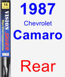Rear Wiper Blade for 1987 Chevrolet Camaro - Vision Saver