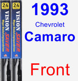 Front Wiper Blade Pack for 1993 Chevrolet Camaro - Vision Saver