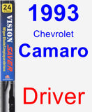 Driver Wiper Blade for 1993 Chevrolet Camaro - Vision Saver