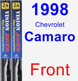 Front Wiper Blade Pack for 1998 Chevrolet Camaro - Vision Saver