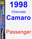 Passenger Wiper Blade for 1998 Chevrolet Camaro - Vision Saver
