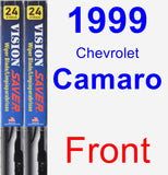 Front Wiper Blade Pack for 1999 Chevrolet Camaro - Vision Saver