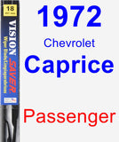 Passenger Wiper Blade for 1972 Chevrolet Caprice - Vision Saver