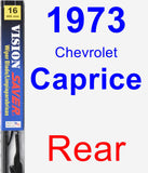 Rear Wiper Blade for 1973 Chevrolet Caprice - Vision Saver