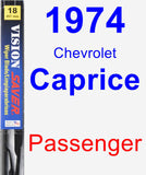 Passenger Wiper Blade for 1974 Chevrolet Caprice - Vision Saver