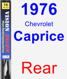 Rear Wiper Blade for 1976 Chevrolet Caprice - Vision Saver