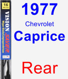 Rear Wiper Blade for 1977 Chevrolet Caprice - Vision Saver