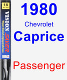 Passenger Wiper Blade for 1980 Chevrolet Caprice - Vision Saver