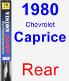 Rear Wiper Blade for 1980 Chevrolet Caprice - Vision Saver
