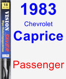 Passenger Wiper Blade for 1983 Chevrolet Caprice - Vision Saver