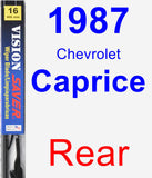 Rear Wiper Blade for 1987 Chevrolet Caprice - Vision Saver