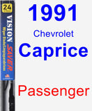 Passenger Wiper Blade for 1991 Chevrolet Caprice - Vision Saver