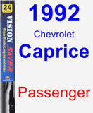 Passenger Wiper Blade for 1992 Chevrolet Caprice - Vision Saver