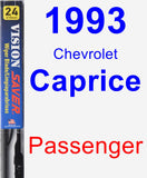 Passenger Wiper Blade for 1993 Chevrolet Caprice - Vision Saver
