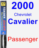 Passenger Wiper Blade for 2000 Chevrolet Cavalier - Vision Saver