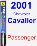 Passenger Wiper Blade for 2001 Chevrolet Cavalier - Vision Saver