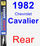 Rear Wiper Blade for 1982 Chevrolet Cavalier - Vision Saver