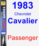 Passenger Wiper Blade for 1983 Chevrolet Cavalier - Vision Saver