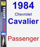 Passenger Wiper Blade for 1984 Chevrolet Cavalier - Vision Saver