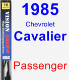 Passenger Wiper Blade for 1985 Chevrolet Cavalier - Vision Saver
