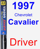 Driver Wiper Blade for 1997 Chevrolet Cavalier - Vision Saver