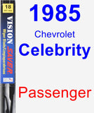 Passenger Wiper Blade for 1985 Chevrolet Celebrity - Vision Saver