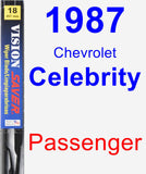 Passenger Wiper Blade for 1987 Chevrolet Celebrity - Vision Saver