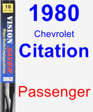 Passenger Wiper Blade for 1980 Chevrolet Citation - Vision Saver