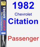 Passenger Wiper Blade for 1982 Chevrolet Citation - Vision Saver