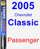 Passenger Wiper Blade for 2005 Chevrolet Classic - Vision Saver