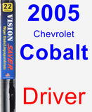 Driver Wiper Blade for 2005 Chevrolet Cobalt - Vision Saver