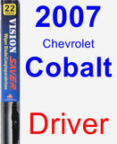 Driver Wiper Blade for 2007 Chevrolet Cobalt - Vision Saver