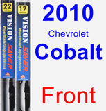 Front Wiper Blade Pack for 2010 Chevrolet Cobalt - Vision Saver