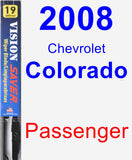 Passenger Wiper Blade for 2008 Chevrolet Colorado - Vision Saver