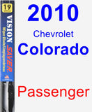 Passenger Wiper Blade for 2010 Chevrolet Colorado - Vision Saver