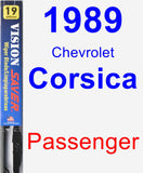 Passenger Wiper Blade for 1989 Chevrolet Corsica - Vision Saver