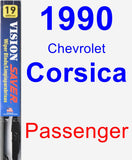 Passenger Wiper Blade for 1990 Chevrolet Corsica - Vision Saver