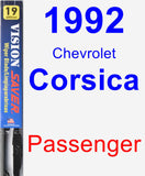 Passenger Wiper Blade for 1992 Chevrolet Corsica - Vision Saver