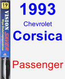 Passenger Wiper Blade for 1993 Chevrolet Corsica - Vision Saver